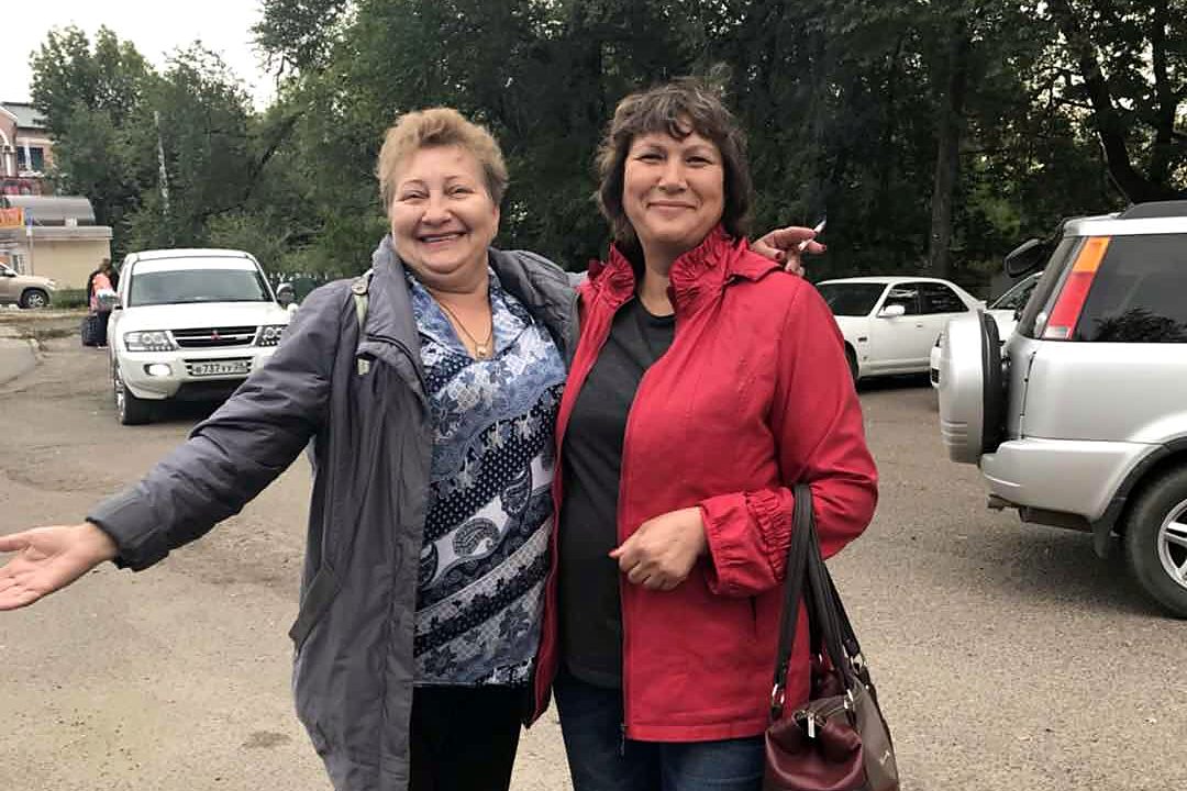 Пациентки из России во время поездки в Хэйхэ